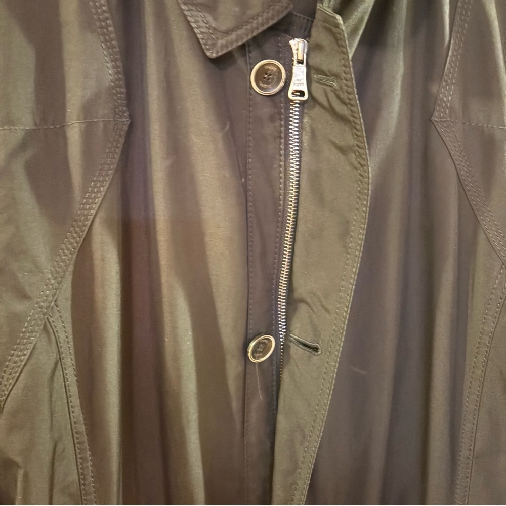 Bugatti Men's Black Single-Breasted Trench Coat, Sz 44R - Picture 6 of 16